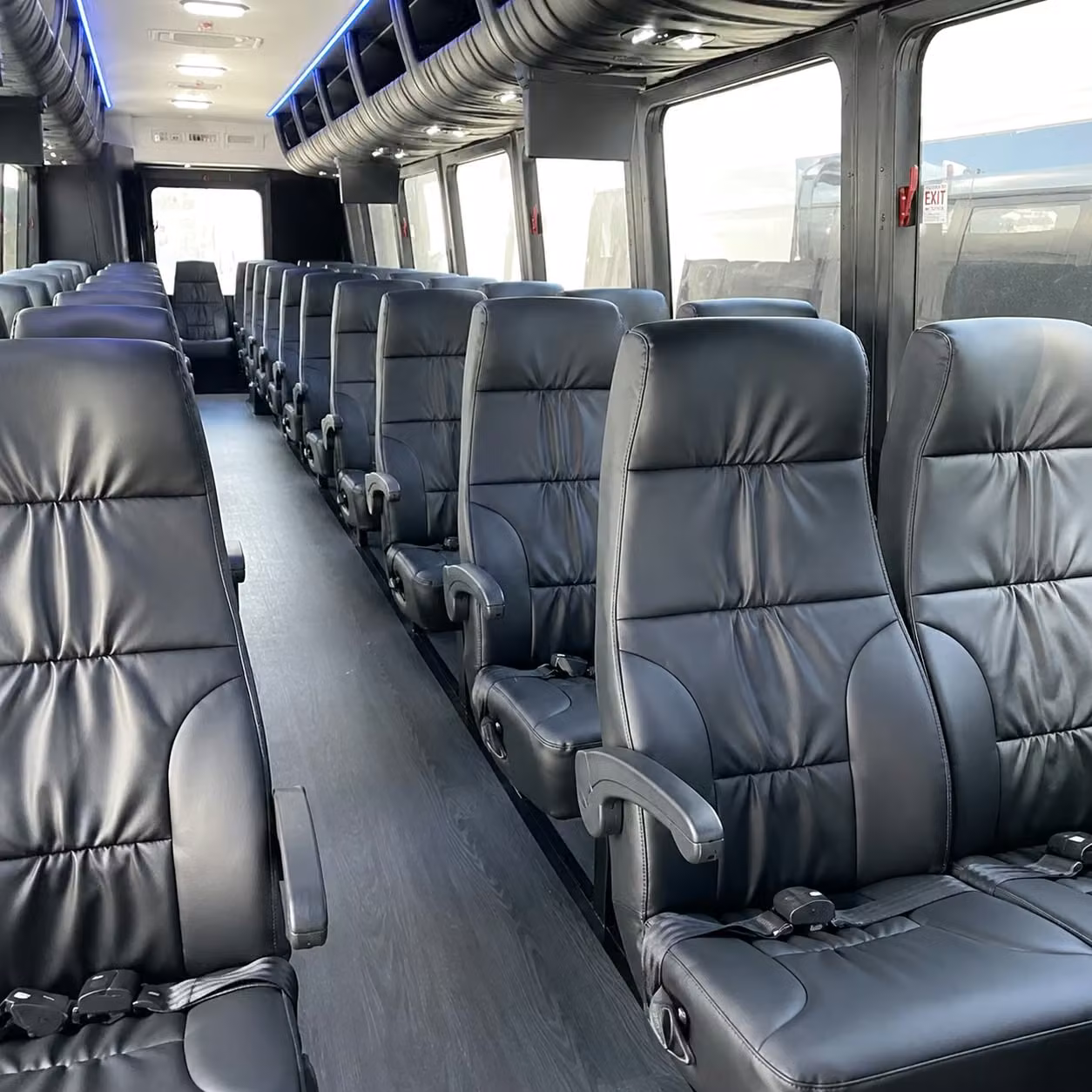 25 passenger minibus interior