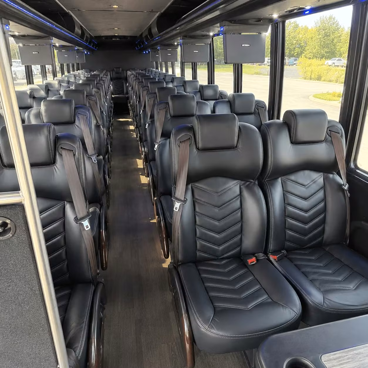 28 passenger minibus inside