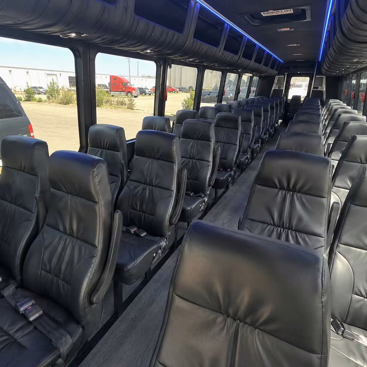 35 passenger minibus interior