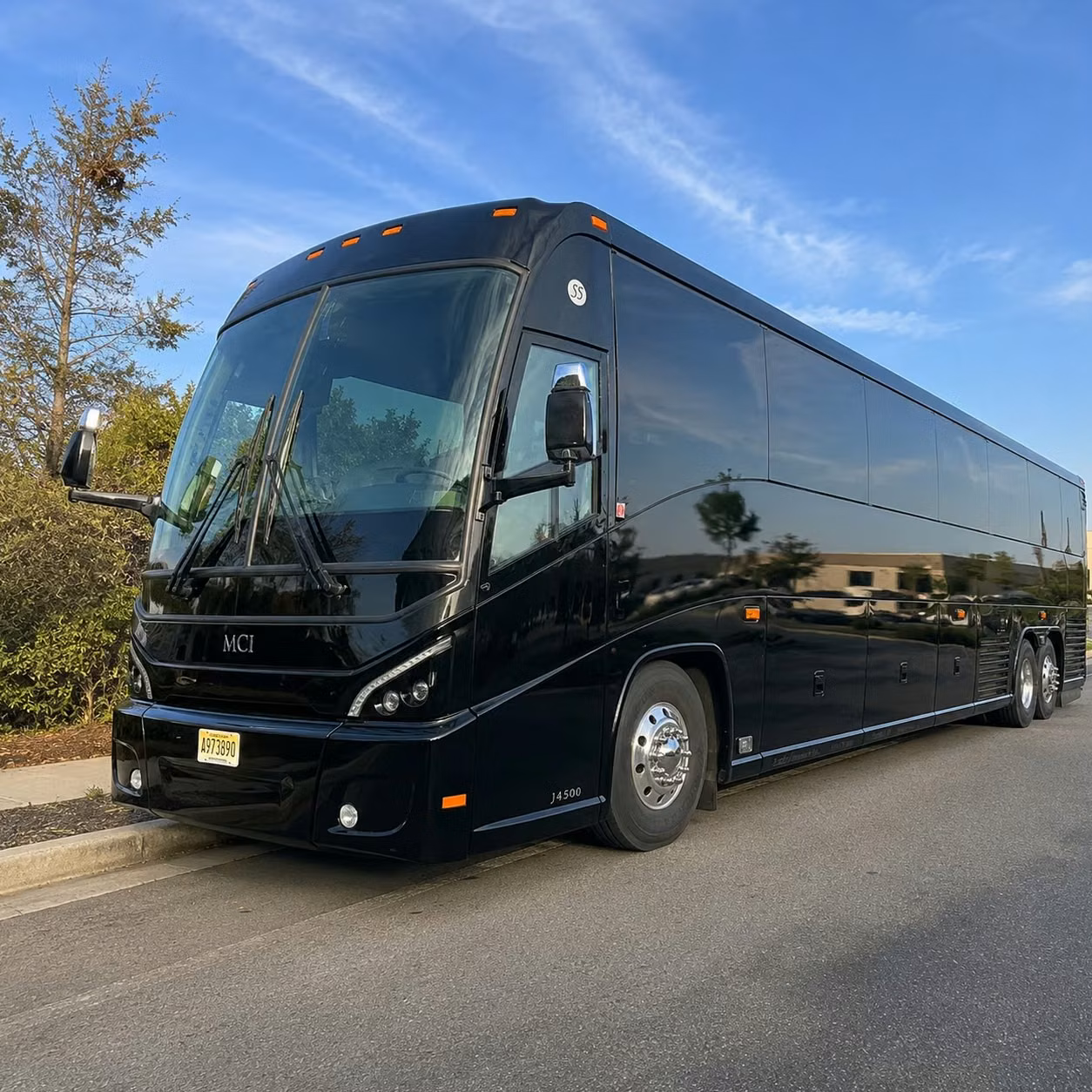 56 passenger charter bus