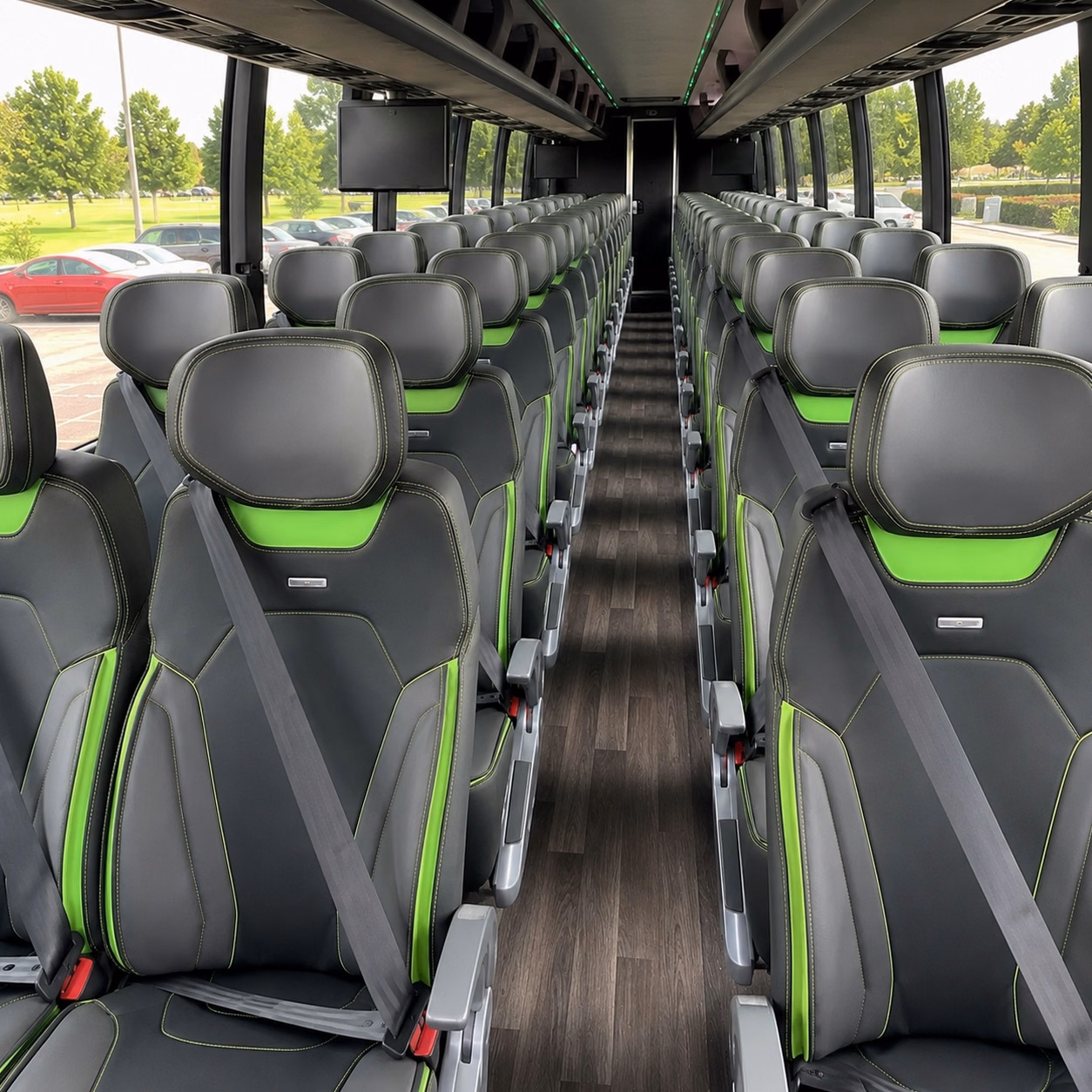gresham charter bus interior