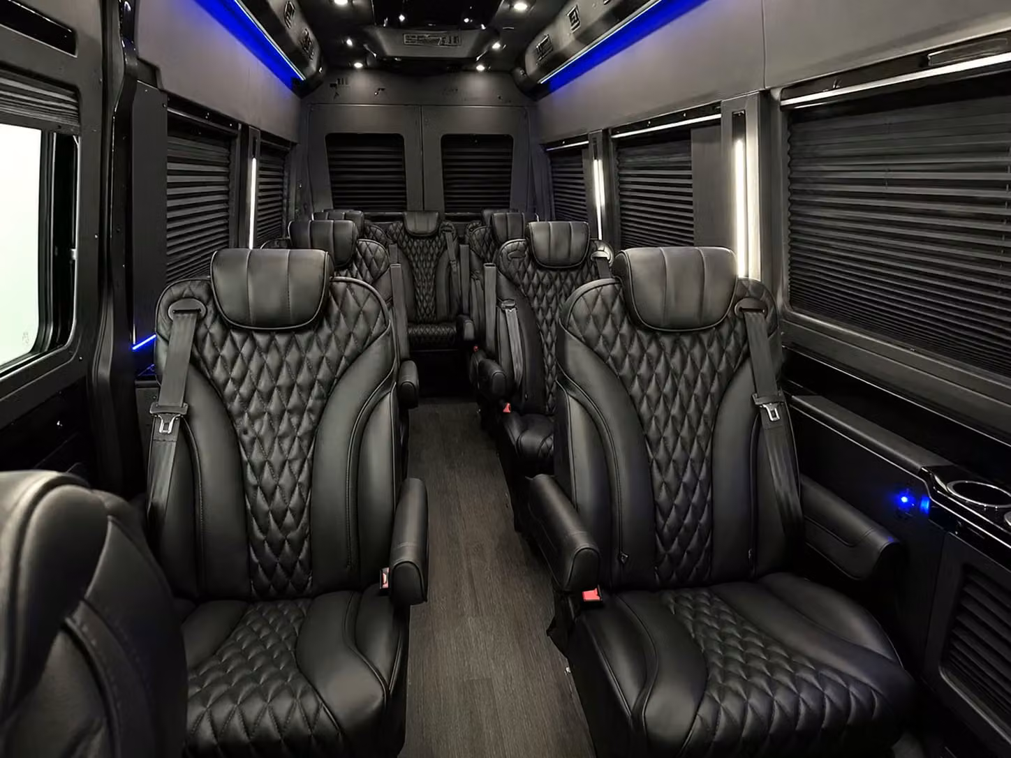 sprinter van with driver interior